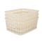 Simplify Small Herringbone Storage Basket, 3ct.